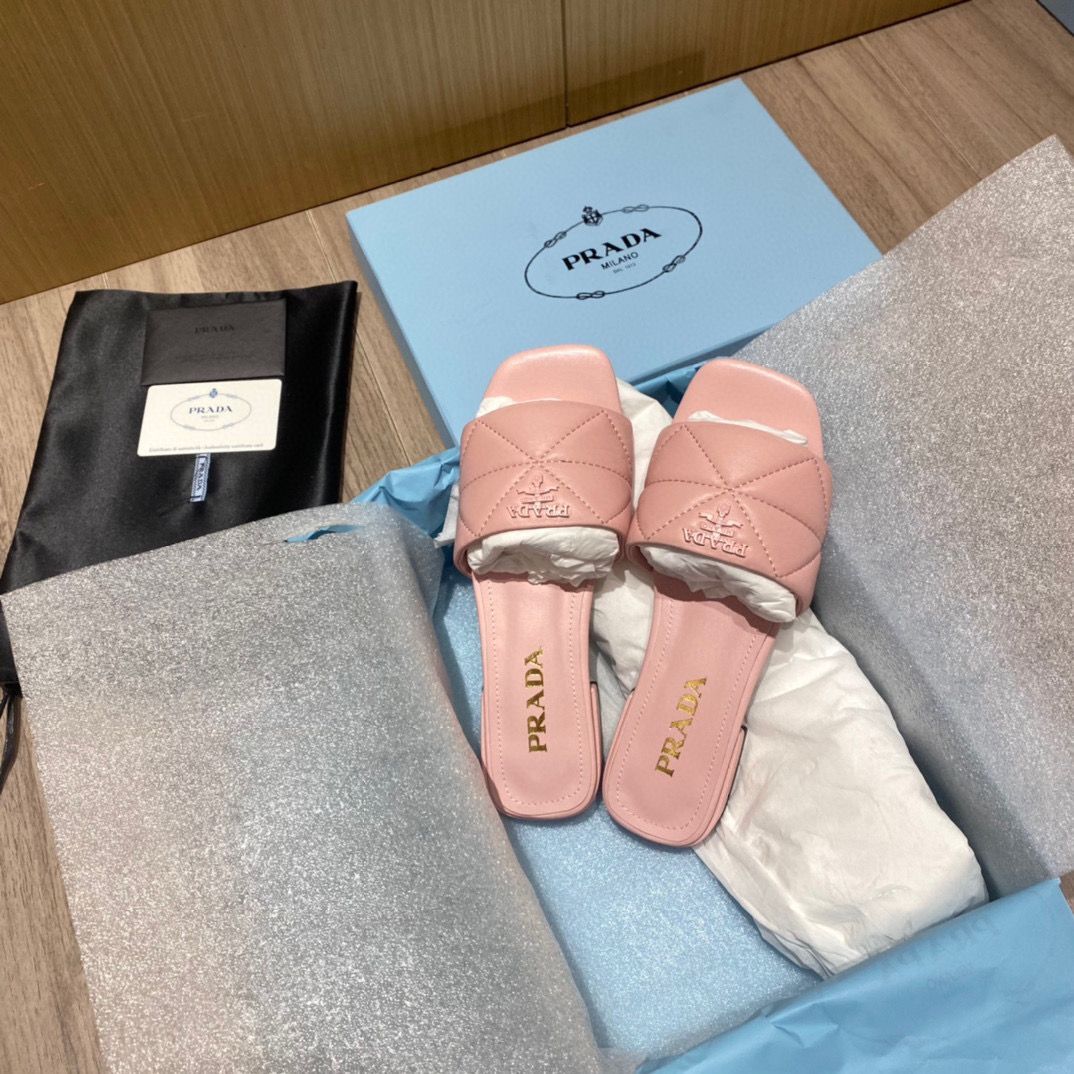 Prada Slippers Shoes PD56902 Pink