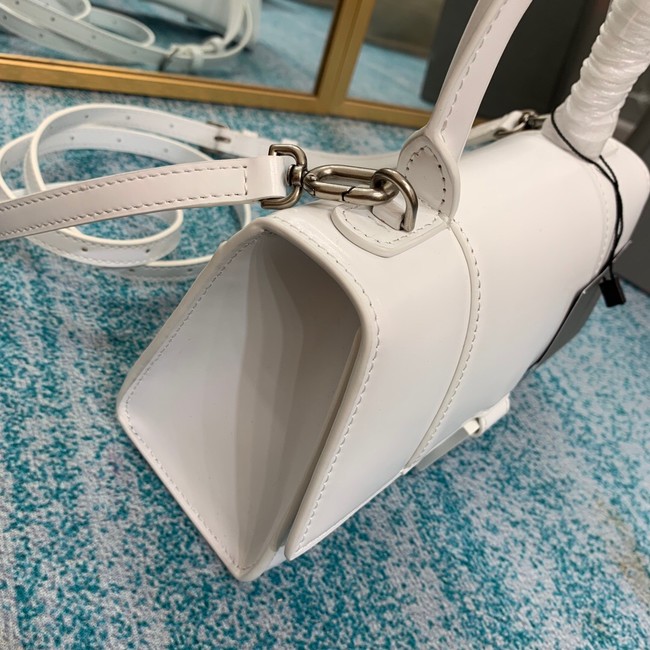 Balenciaga HOURGLASS SMALL TOP HANDLE BAG B108895C white