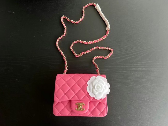 Chanel MINI Flap Bag Original Sheepskin Leather 1115 Plum