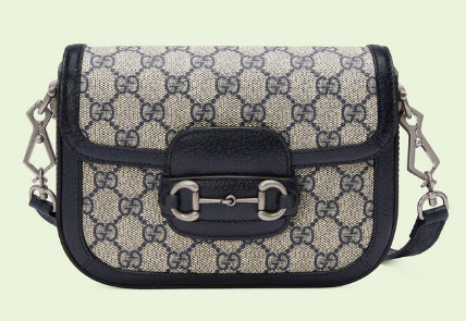 Gucci Horsebit 1955 GG mini bag 658574 blue