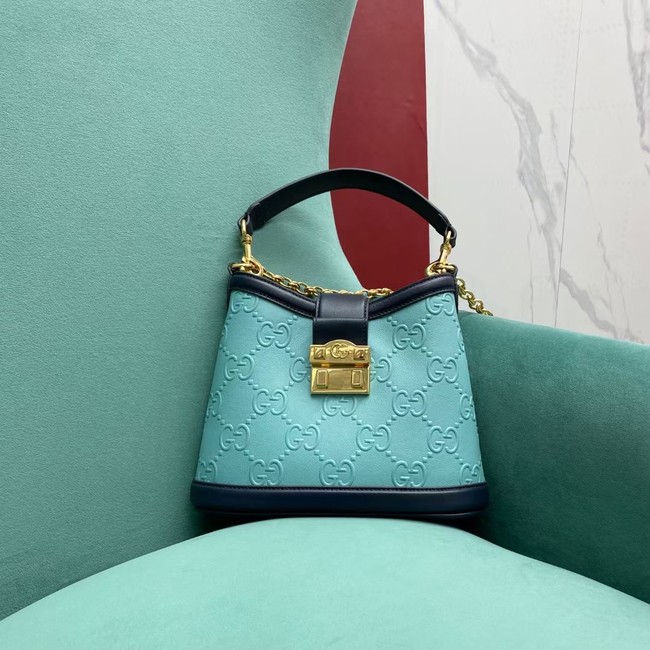 Gucci Small GG shoulder bag 675788 Light blue