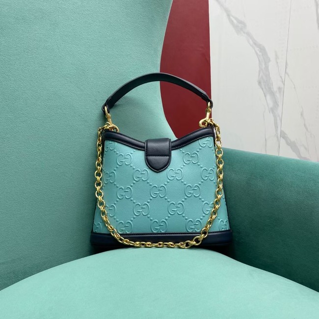 Gucci Small GG shoulder bag 675788 Light blue