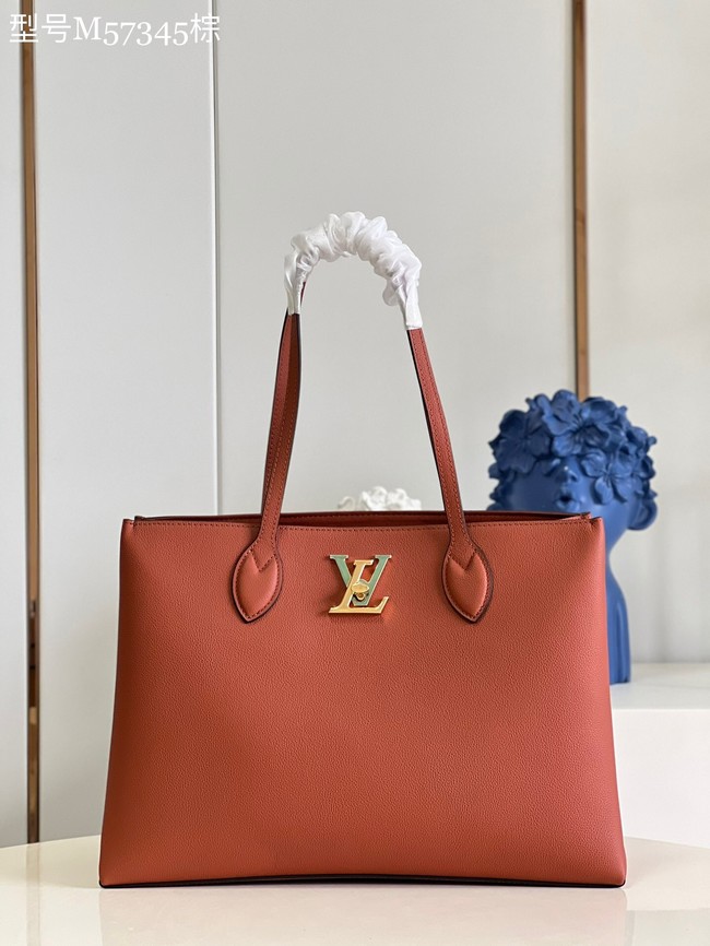 Louis vuitton LOCKME SHOPPER M58927 Chataigne Brown