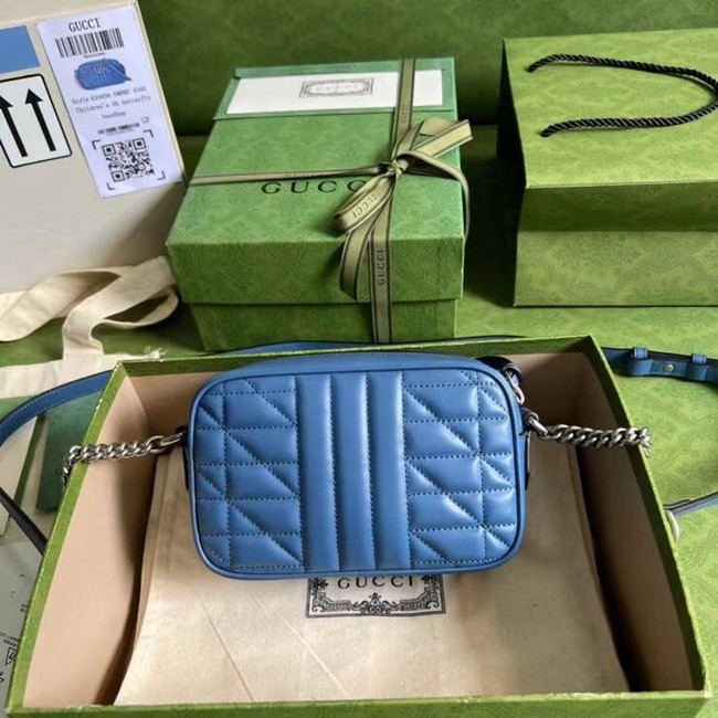 Gucci GG Marmont mini shoulder bag 634936 blue
