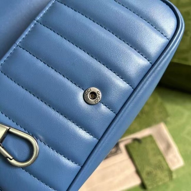 Gucci GG Marmont super mini bag 476433 blue