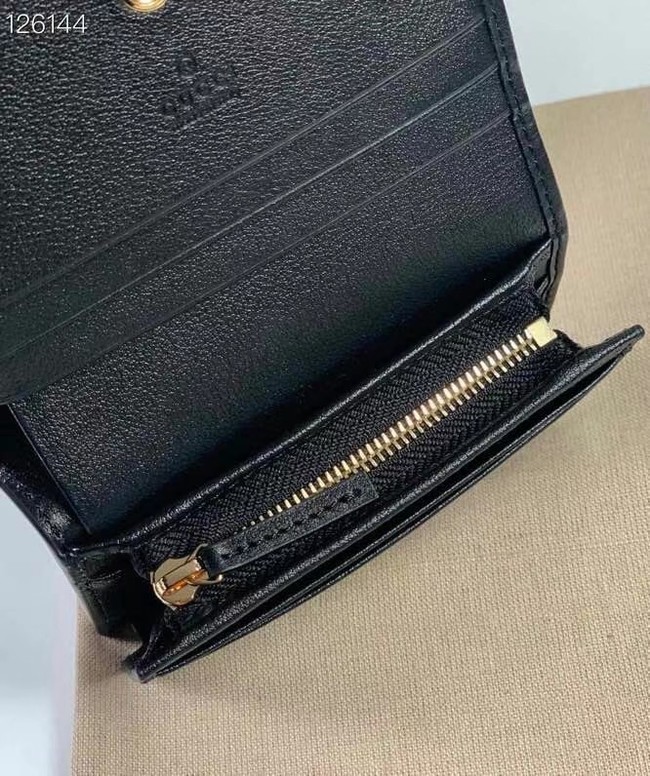 Gucci GG card case wallet 676150 black