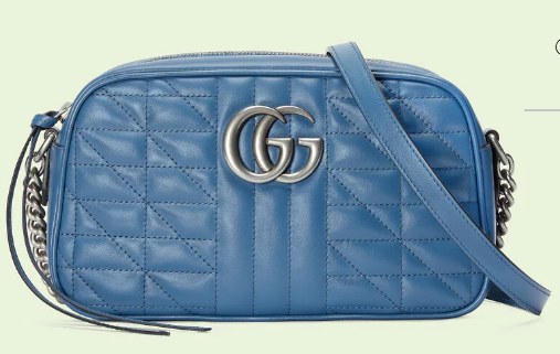 Gucci matelasse shoulder bag 447632 blue