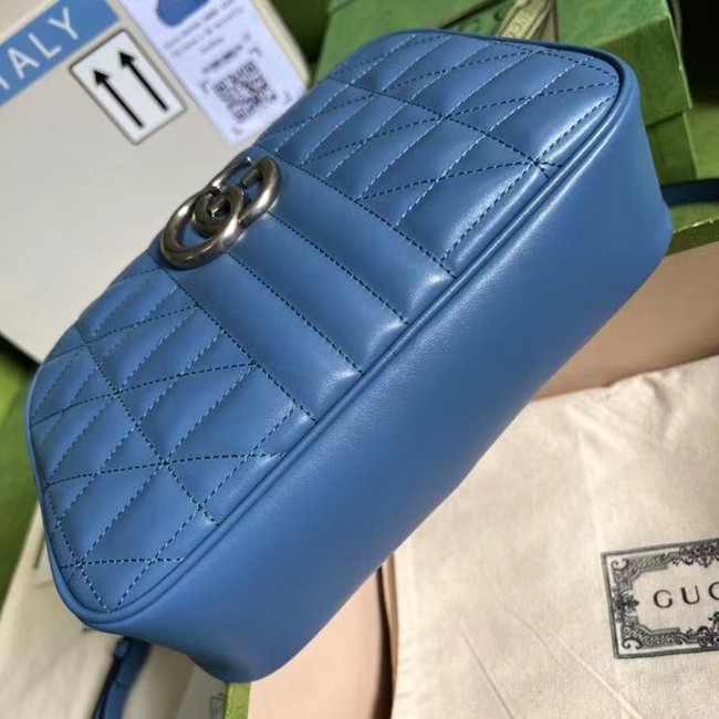 Gucci matelasse shoulder bag 447632 blue