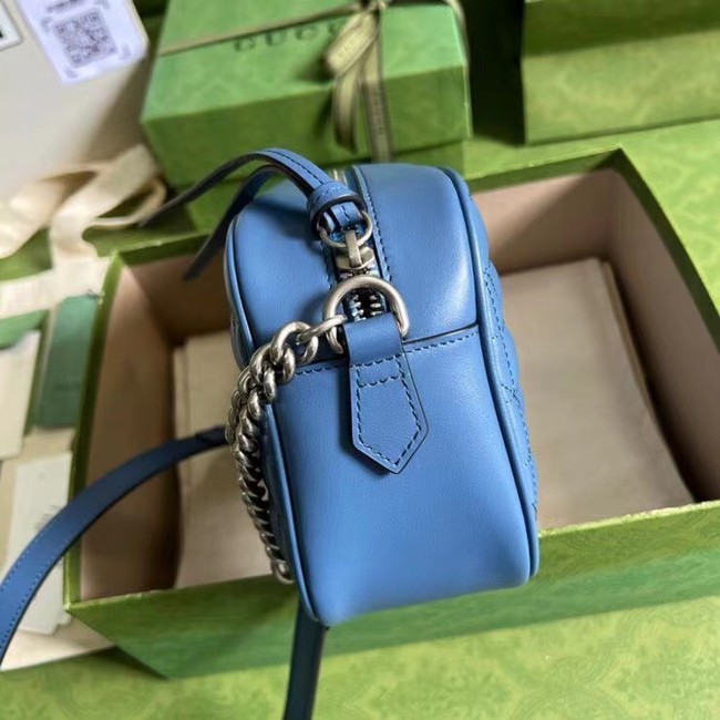 Gucci matelasse shoulder bag 447632 blue