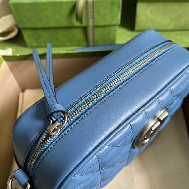Gucci matelasse shoulder bag 447632 blue