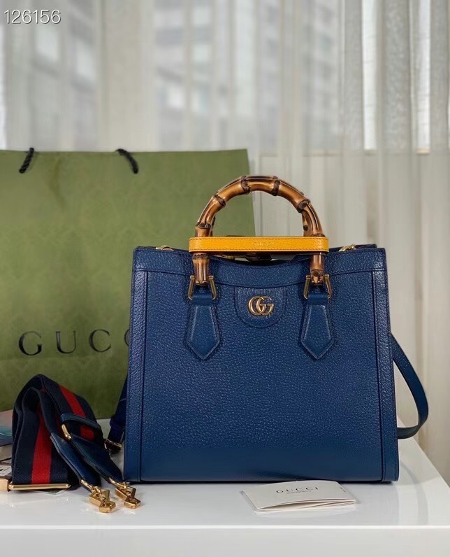 Gucci Diana small tote bag 702721 blue