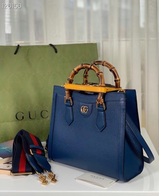 Gucci Diana small tote bag 702721 blue