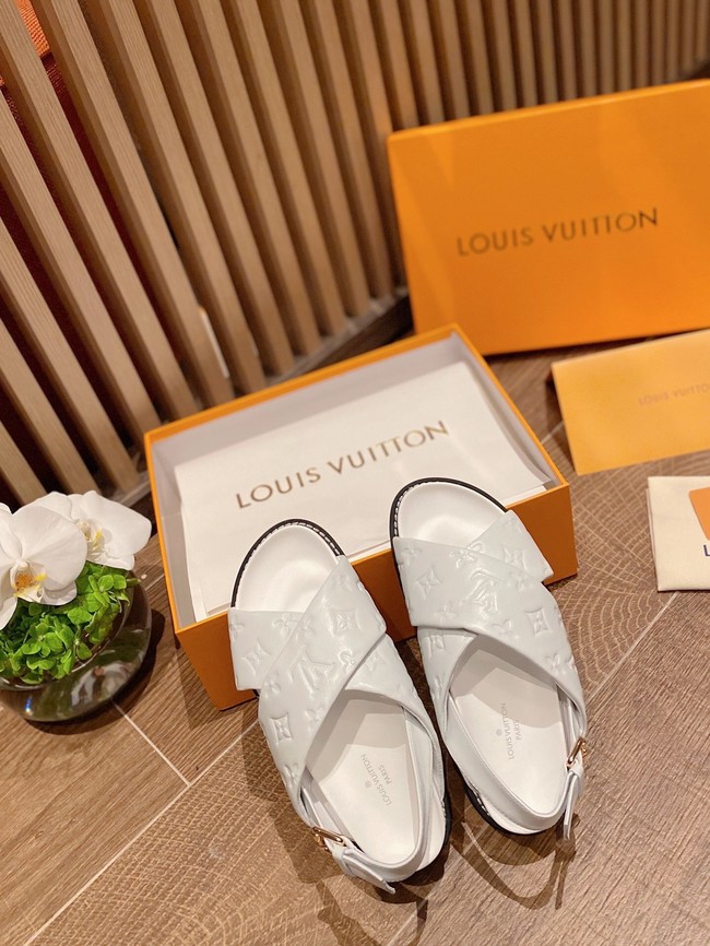 Louis Vuitton SANDAL 91083-3 Heel 2CM