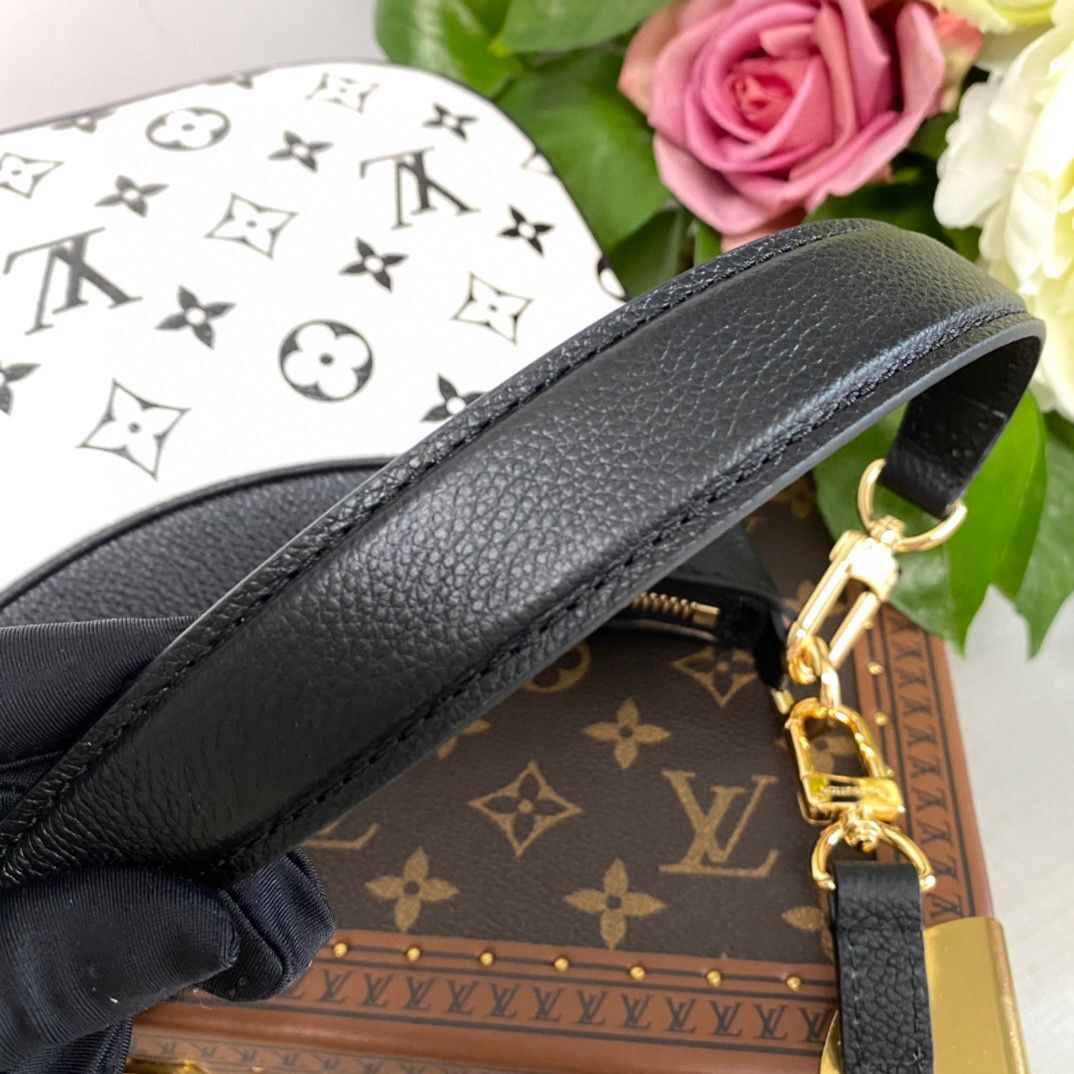 Louis Vuitton Original Leather Bagatelle M46091 Black