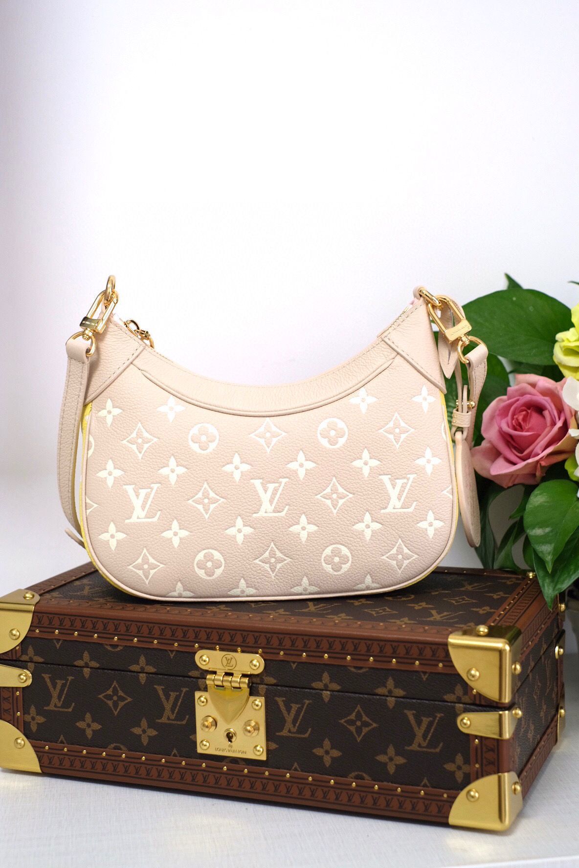 Louis Vuitton Original Leather Bagatelle M46091 Pink