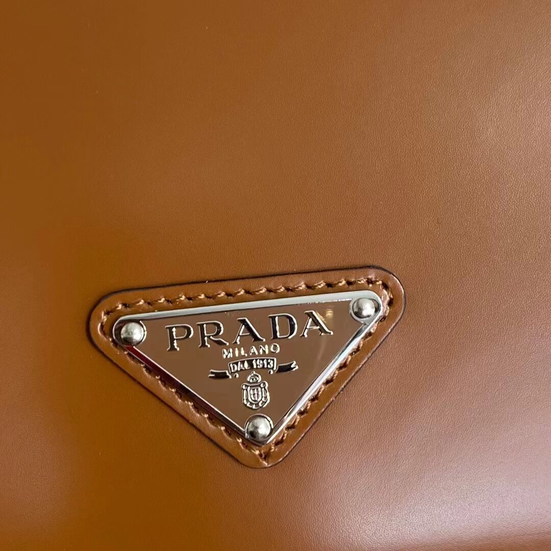 Prada Brushed leather Femme bag 1BD323 brown