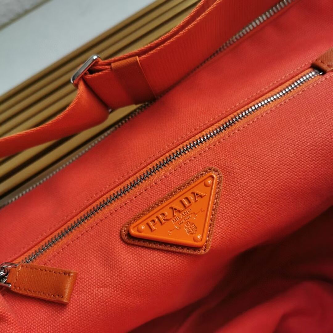 Prada Re-Nylon large shoulder bag 2EV077 orange