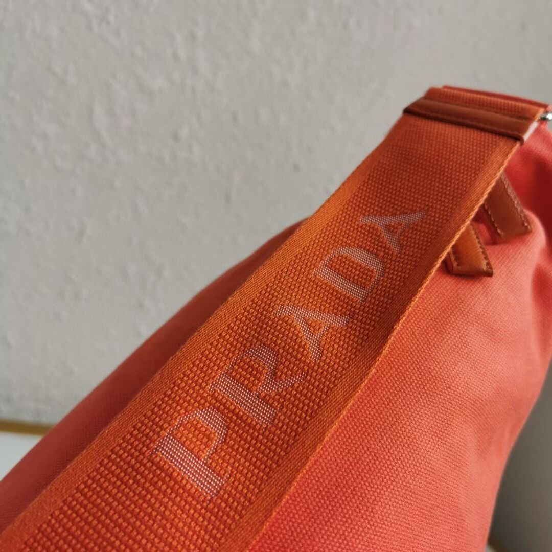 Prada Re-Nylon large shoulder bag 2EV077 orange