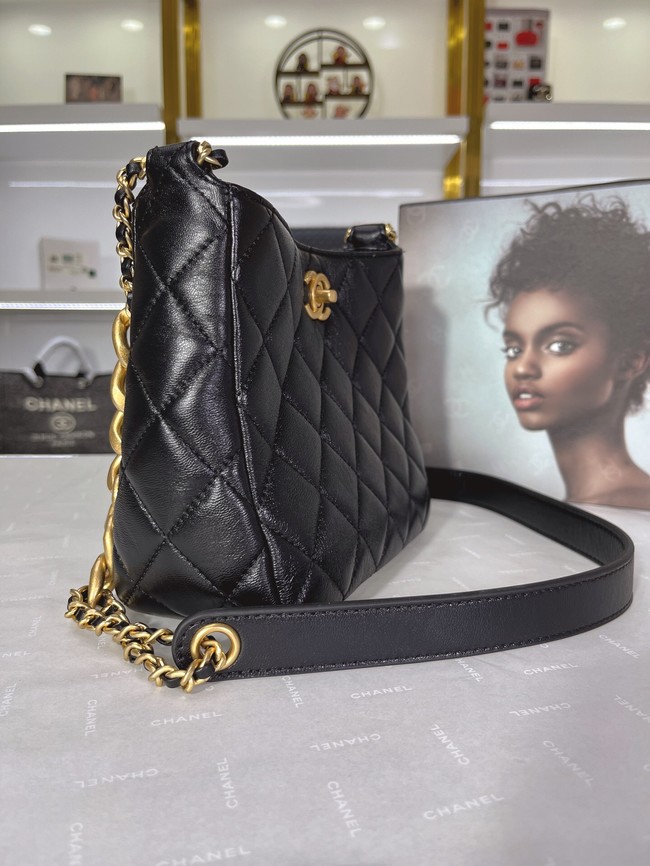 Chanel Calfskin Shoulder Bag AS3111 black