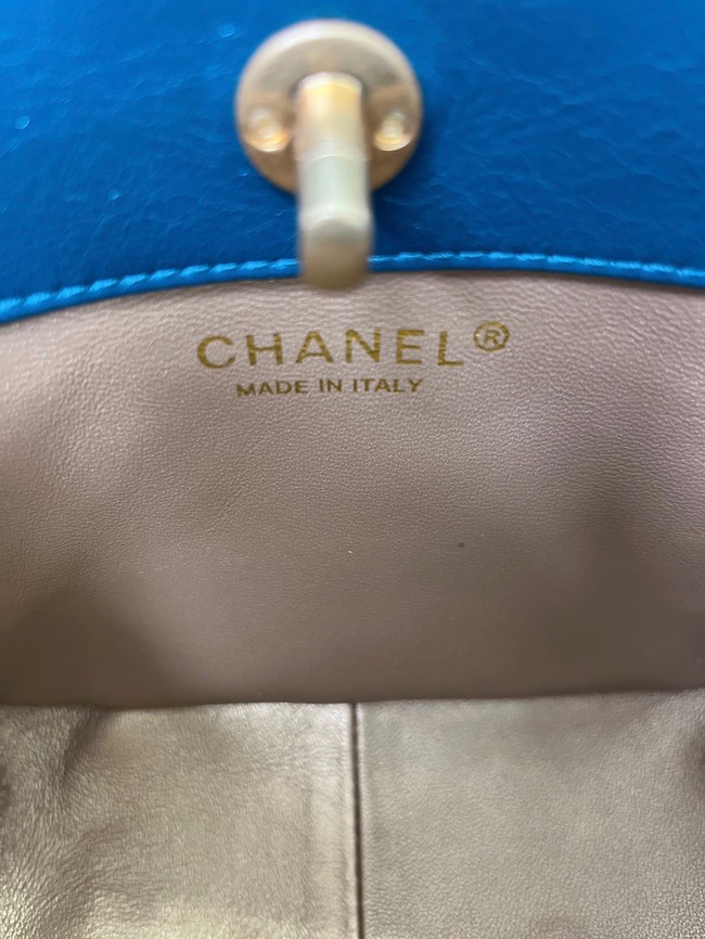 Chanel Calfskin Shoulder Bag AS3111 blue