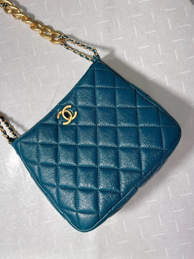 Chanel Calfskin Shoulder Bag AS3111 blue