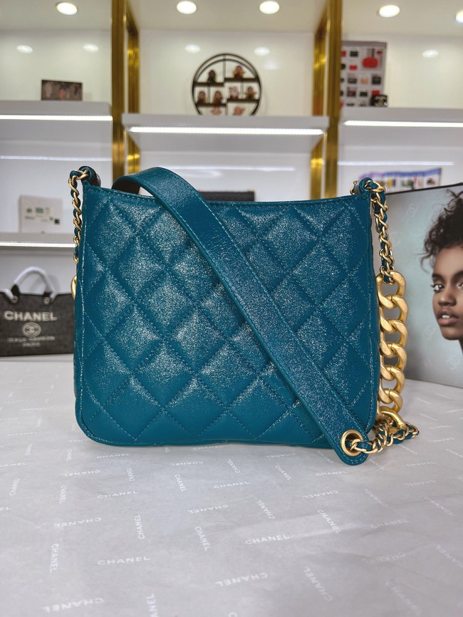 Chanel Calfskin Shoulder Bag AS3111 blue