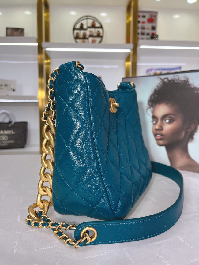 Chanel Calfskin Shoulder Bag AS3111 blue