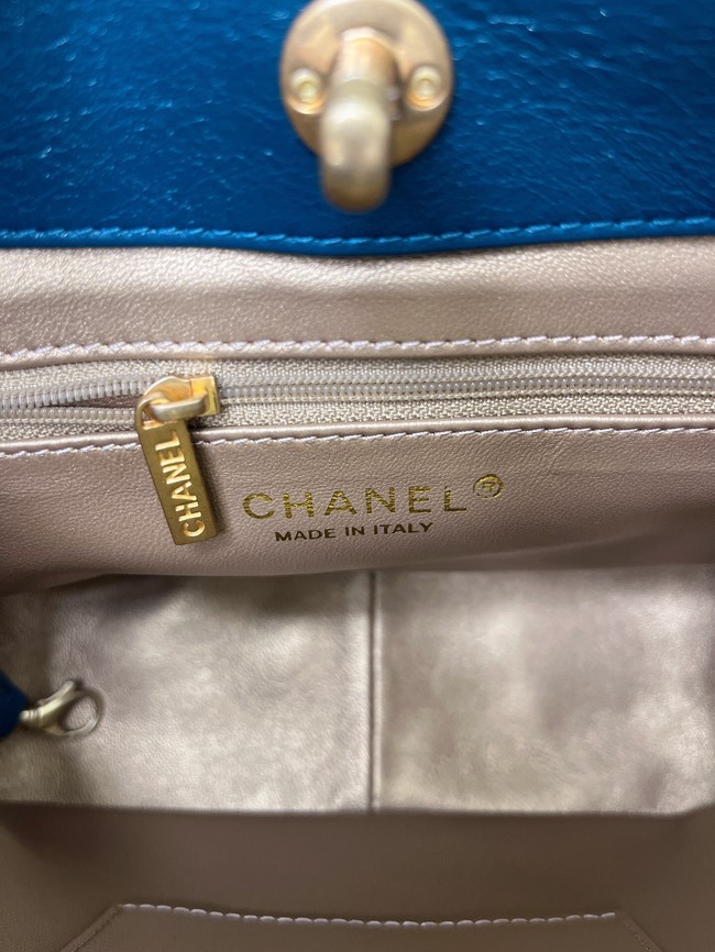Chanel Calfskin Shoulder Bag AS3112 blue