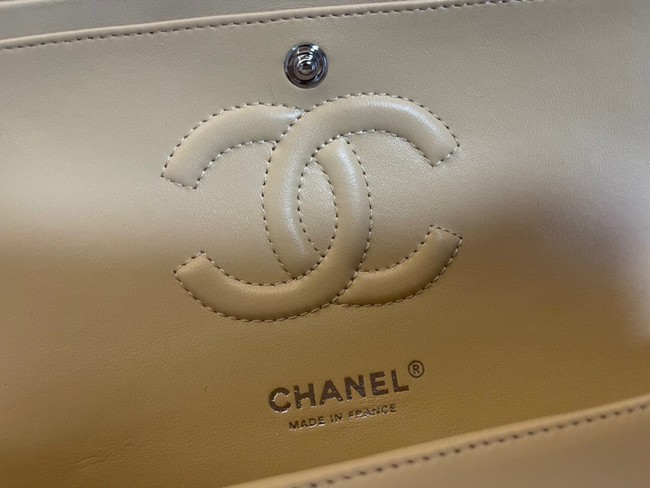 Chanel classic handbag Lambskin & gold Metal V01112 brown