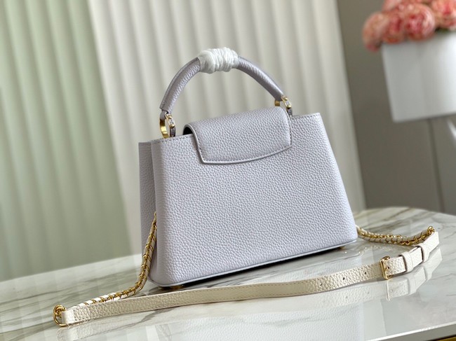 Louis Vuitton CAPUCINES BB M57227 Pearl White