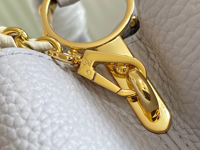 Louis Vuitton CAPUCINES BB M57227 Pearl White