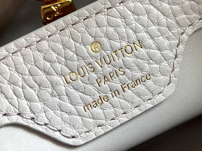 Louis Vuitton CAPUCINES BB M57227 Pearl White