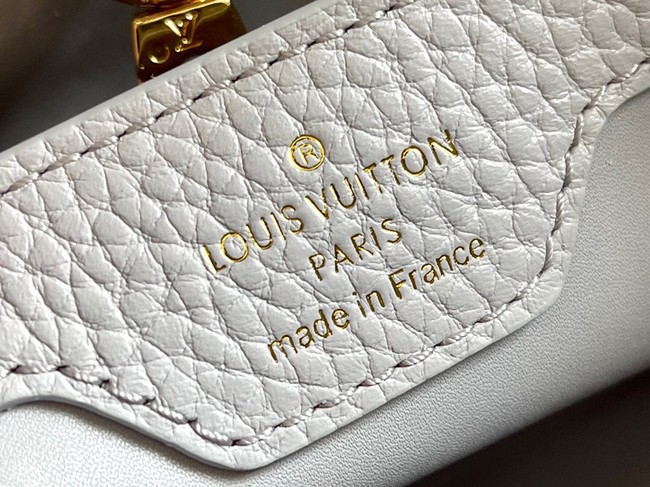 Louis Vuitton CAPUCINES BB M57227 Pearl White