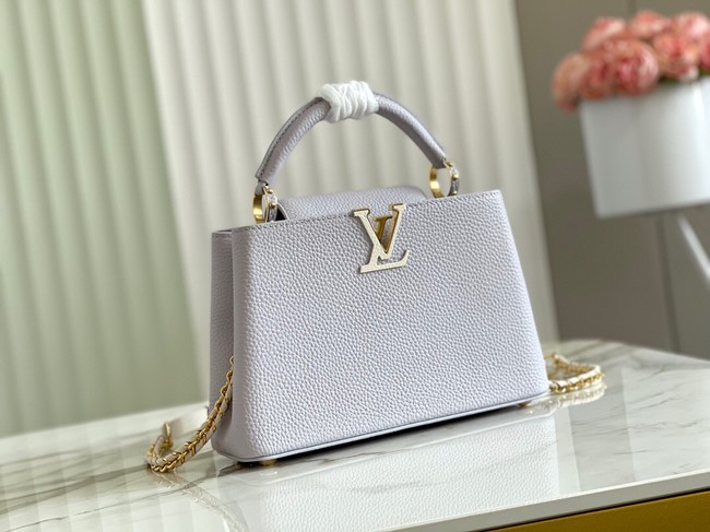 Louis Vuitton CAPUCINES BB M57227 Pearl White
