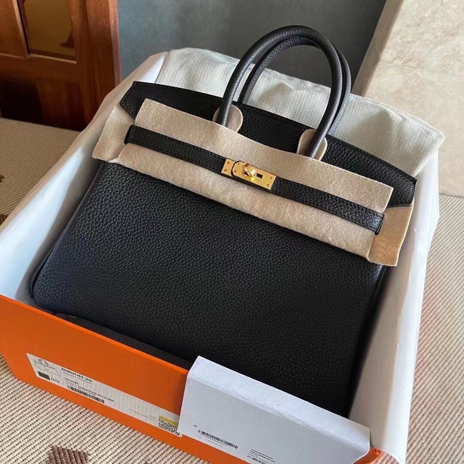 Hermes original Togo Leather HB25O Black