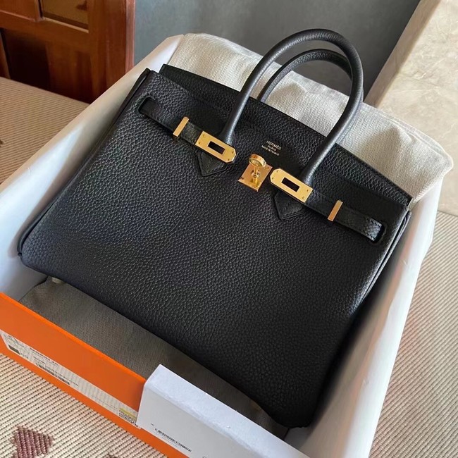 Hermes original Togo Leather HB25O Black