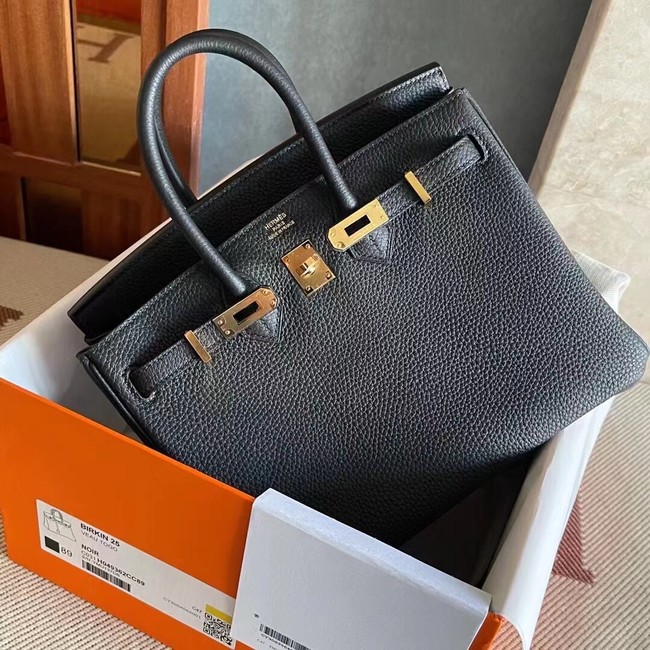 Hermes original Togo Leather HB25O Black