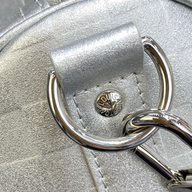 Louis Vuitton KEEPALL BANDOULIERE 55 M58041 silver