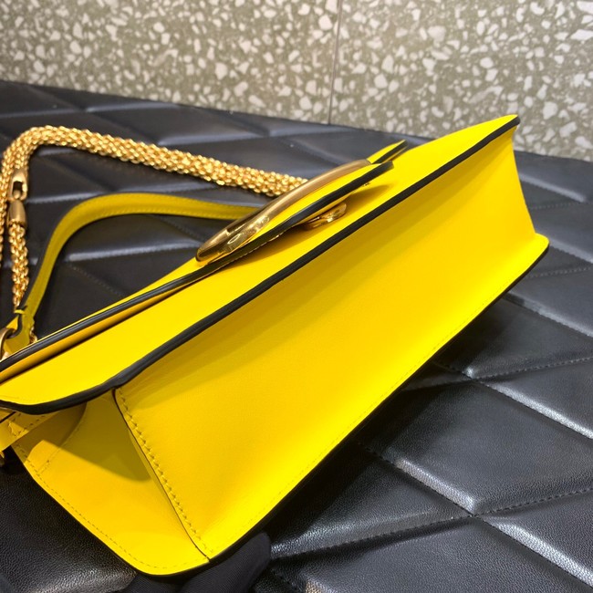 VALENTINO GARAVANI Loco Calf leather bag 2B0K30 yellow