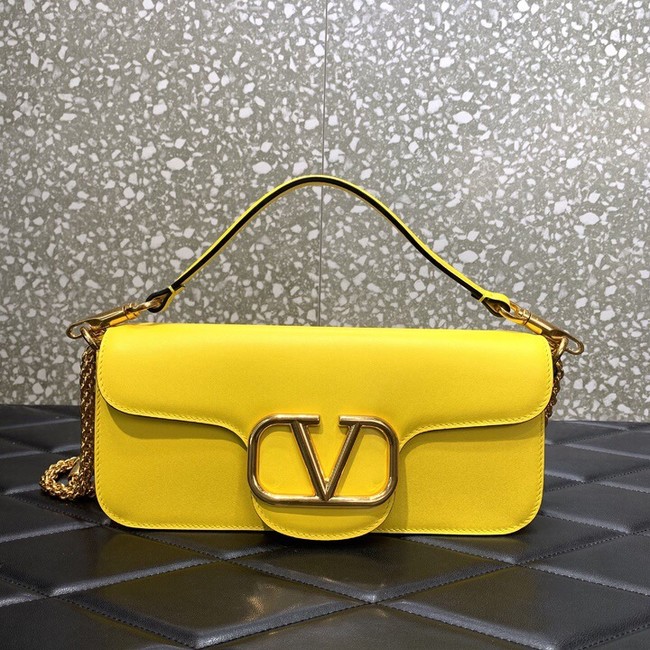 VALENTINO GARAVANI Loco Calf leather bag 2B0K30 yellow