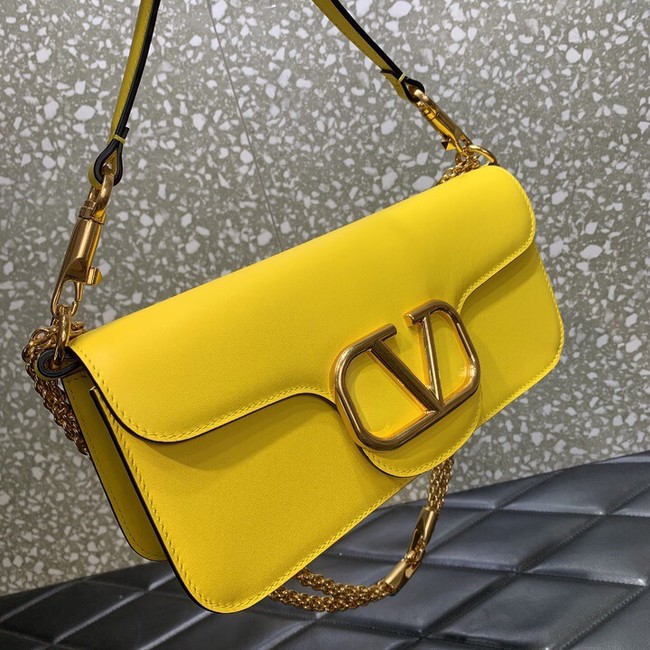 VALENTINO GARAVANI Loco Calf leather bag 2B0K30 yellow