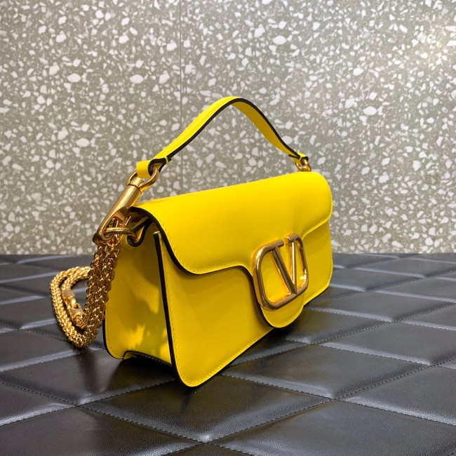 VALENTINO GARAVANI Loco Calf leather bag 2B0K30 yellow