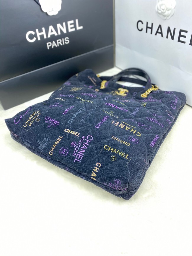 Chanel SHOPPING BAG 2566 dark blue