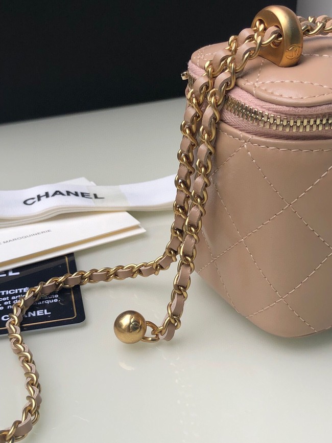 Chanel mini Shoulder Bag Lambskin & Gold-Tone Metal AP2292 pink