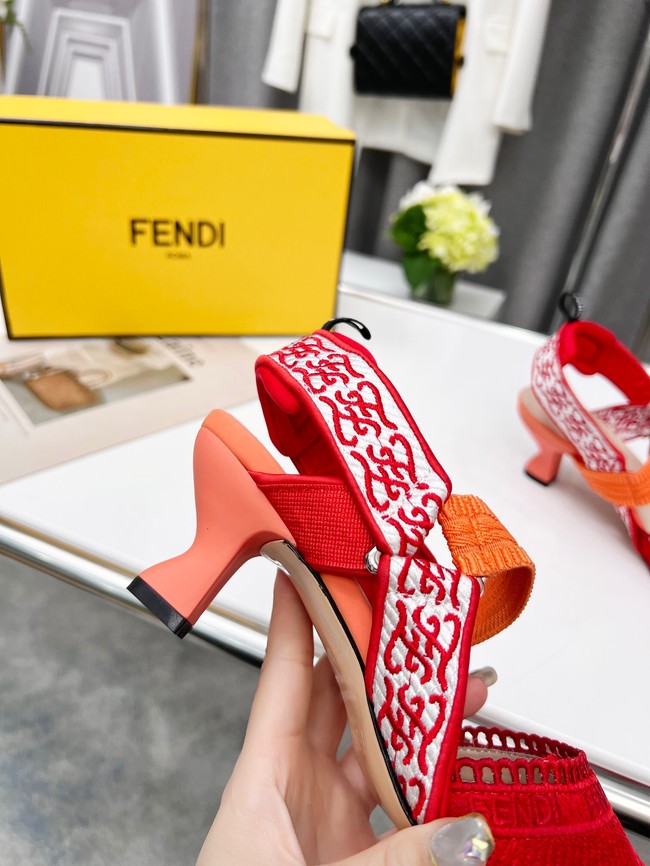 Fendi SANDAL 91029-2 Heel 5.5CM