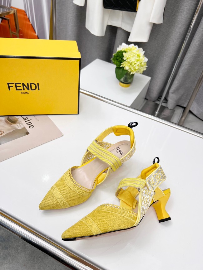 Fendi SANDAL 91029-3 Heel 5.5CM