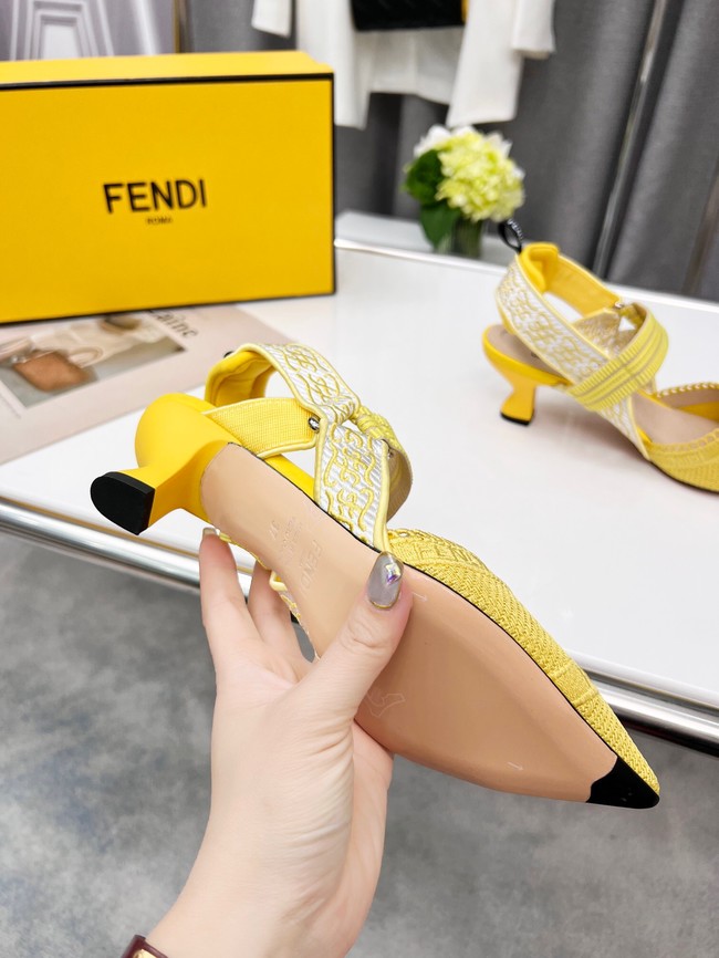 Fendi SANDAL 91029-3 Heel 5.5CM