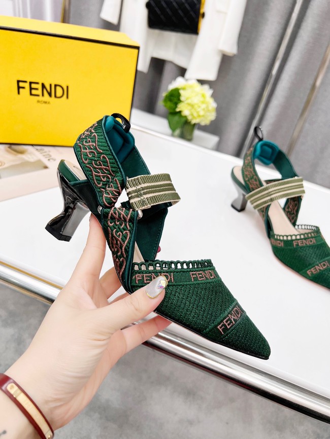 Fendi SANDAL 91029-4 Heel 5.5CM