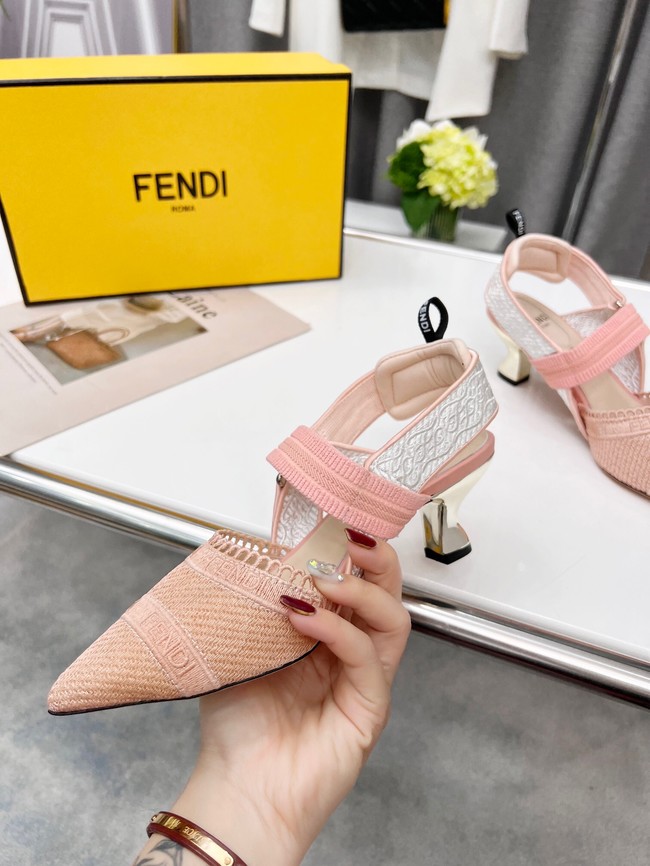 Fendi SANDAL 91029-5 Heel 5.5CM