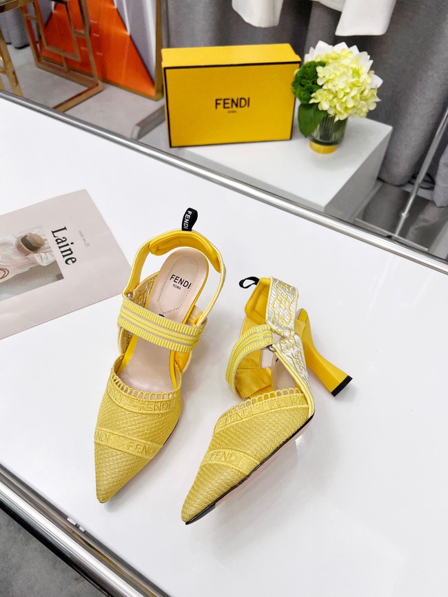 Fendi SANDAL 91030-1 Heel 8.5CM